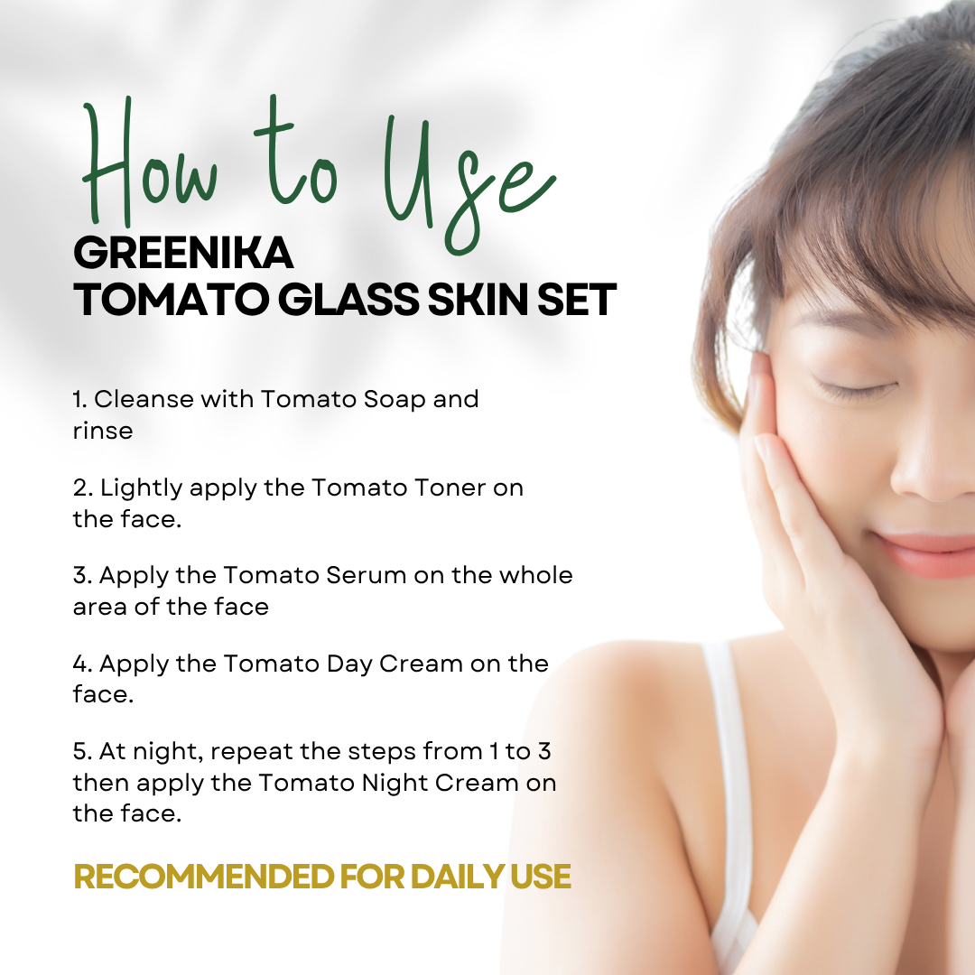 Greenika Tomato Glass Skin Set
