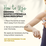 Greenika SkinPro Citronella Sunblock Spray SPF 30