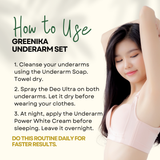 Greenika Underarm Whitening + Deodorant Set