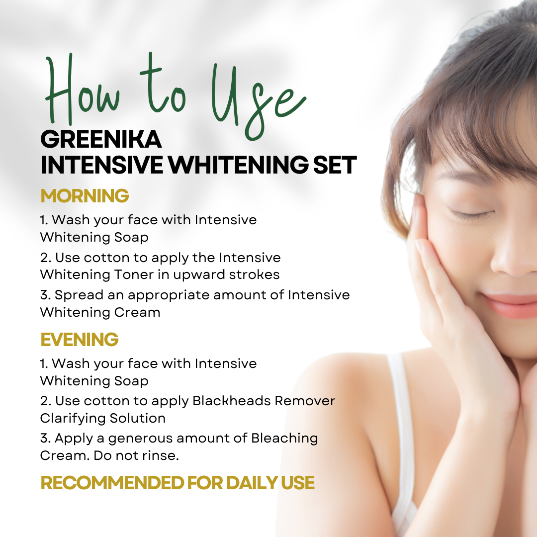 Greenika Intensive Whitening Set with SPF 45