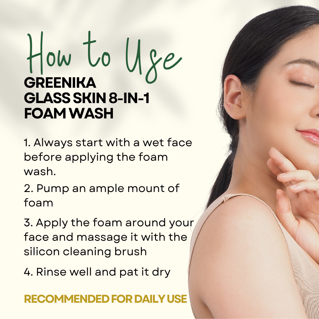 Greenika Glass Skin Foam Cleanser