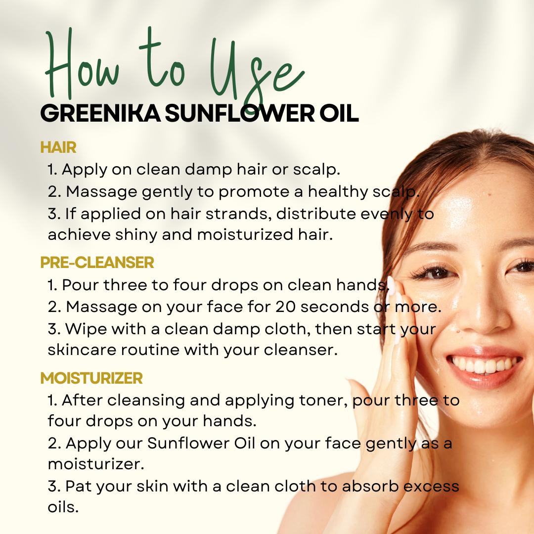 Greenika Organic Sunflower Carrier Essential Oil
