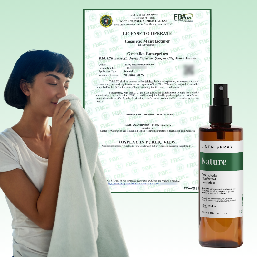 Greenika Linen Mist Spray Nature Scent
