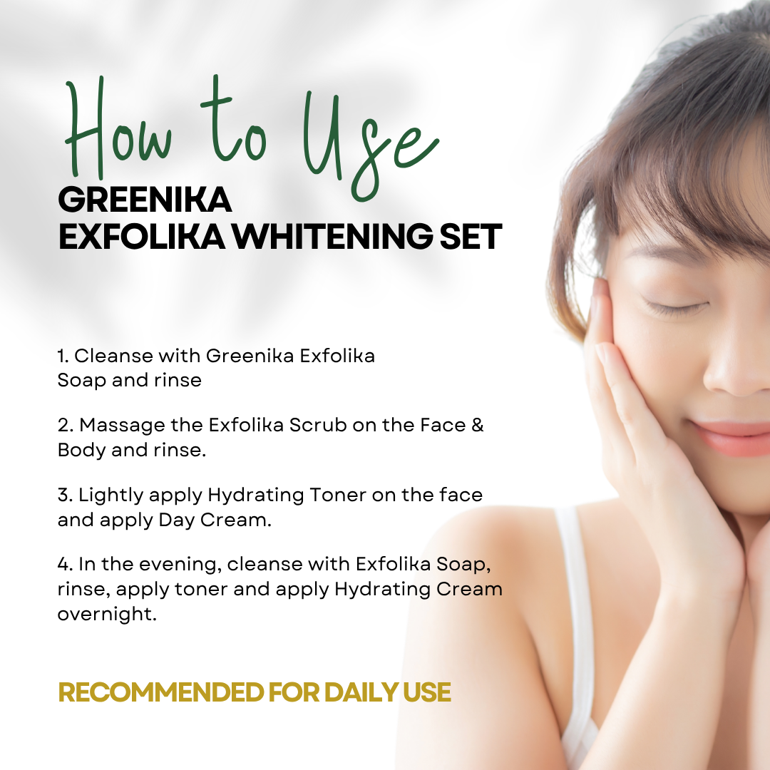 Greenika Exfolika Whitening Set