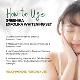 Greenika Exfolika Whitening Set