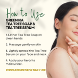 Greenika Tea Tree Combo Face Serum & Soap