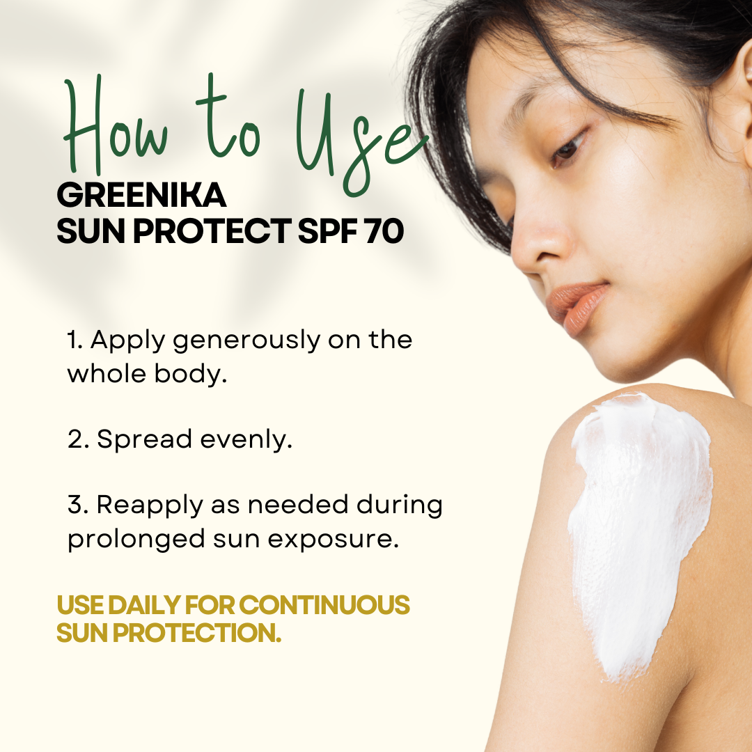 Greenika Sun Protect Sun Block Lotion SPF70 Broad Spectrum
