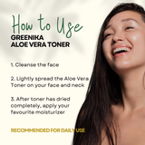 Greenika Aloe Vera Facial Toner Rich in Vitamin E