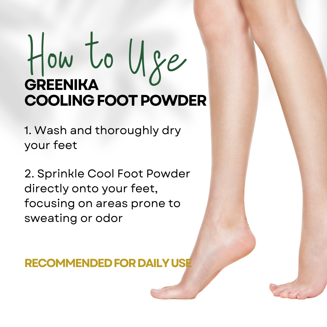 Greenika Cool Foot Cooling Foot Powder