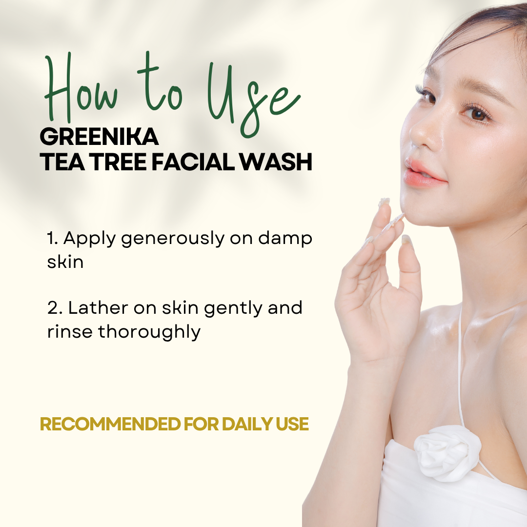 Greenika Tea Tree Anti Acne Facial Cleanser
