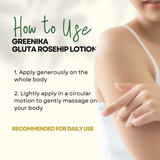 Greenika Glutathione & Rosehip Moisturizing Whitening Lotion