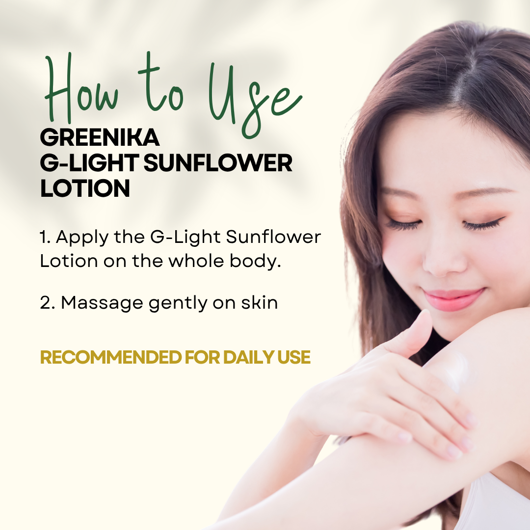[ WHITENING + DARK SPOT CORRECTOR ] Greenika G-Light Sunflower Lotion