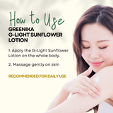 [ WHITENING + DARK SPOT CORRECTOR ] Greenika G-Light Sunflower Lotion