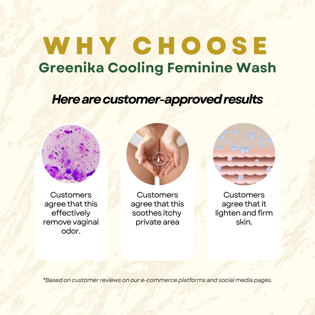 [ ACTIVE COOL FEMININE WASH ] Greenika Fresh&Cool Feminine Wash Blocks Odor & Itchiness with Tea Tree Oil Antibacterial Antifungal Anti Itch Anti Odor Gentle and Mild on Skin Balances PH Tea Tree Oil to Remove Bacteria, Fungi and other Germs Intimate Area