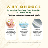 Greenika Cool Foot Cooling Foot Powder