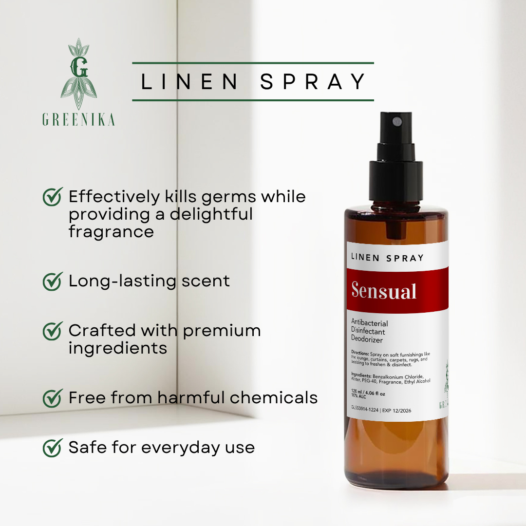Greenika Linen Mist Spray Sensual Scent