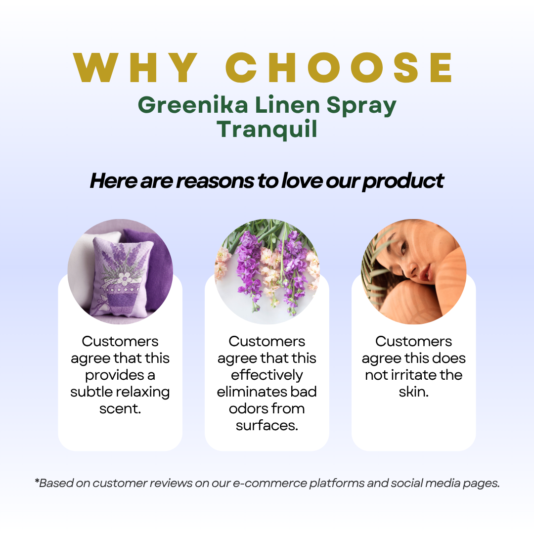 Greenika Linen Mist Spray Tranquil Scent