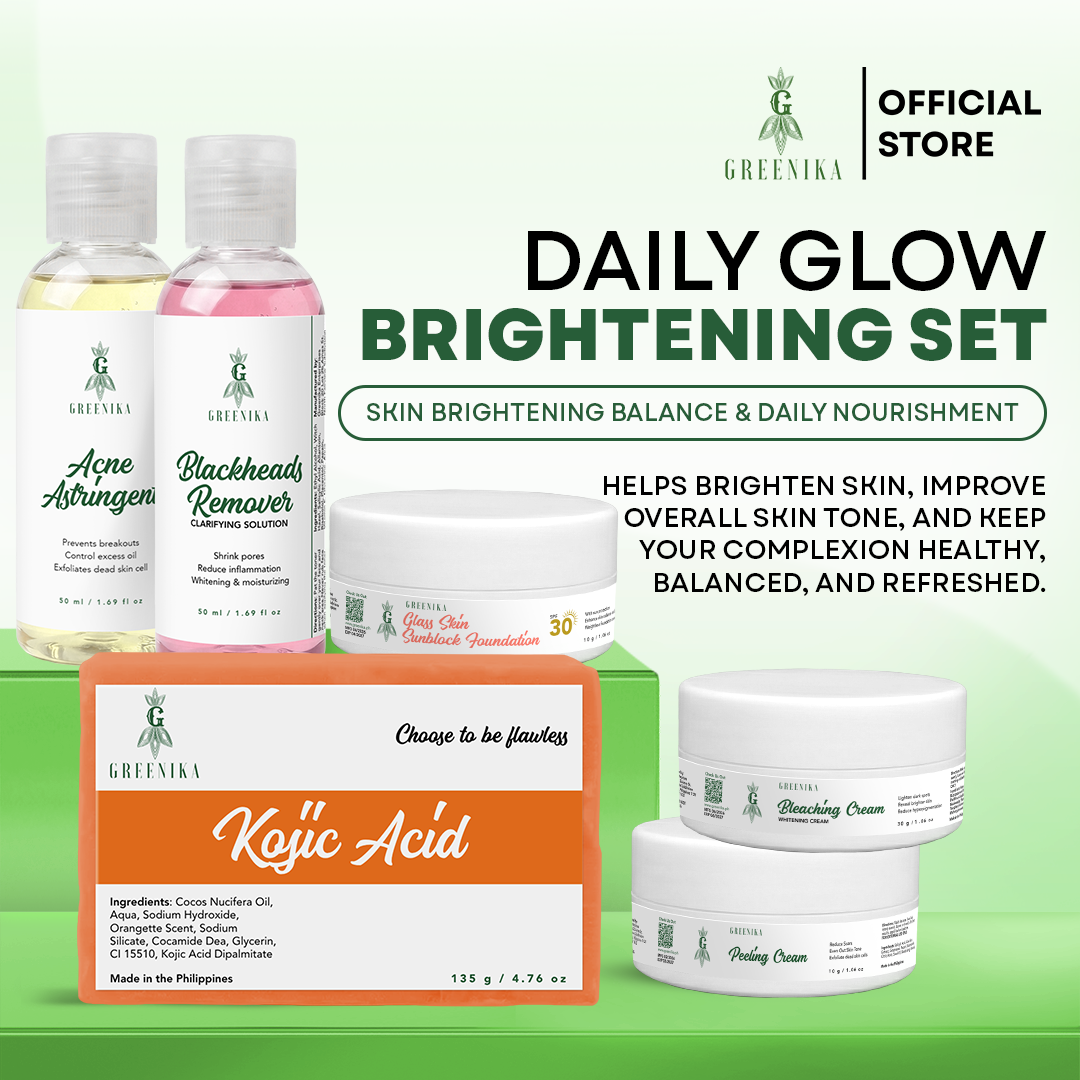 Greenika Brightening Skin Care Set Local Obagi Set