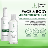 Greenika Acne Ultra Spray + Salicylic Cleanser Combo
