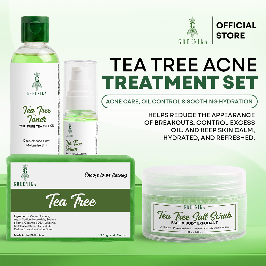 Greenika Tea Tree 4 Pc Anti Acne Set