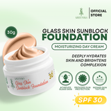 Greenika Glass Skin SPF30 Sunblock Foundation Moisturizer