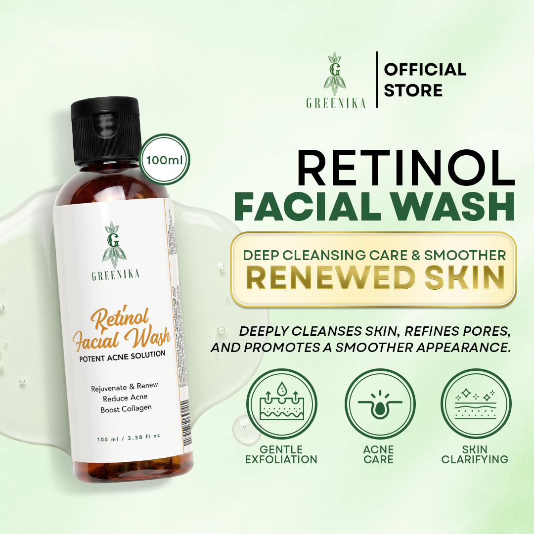 Greenika Retinol Facial Wash