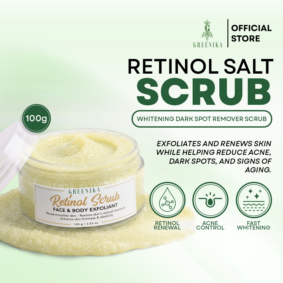 Greenika Retinol Face and Body Scrub