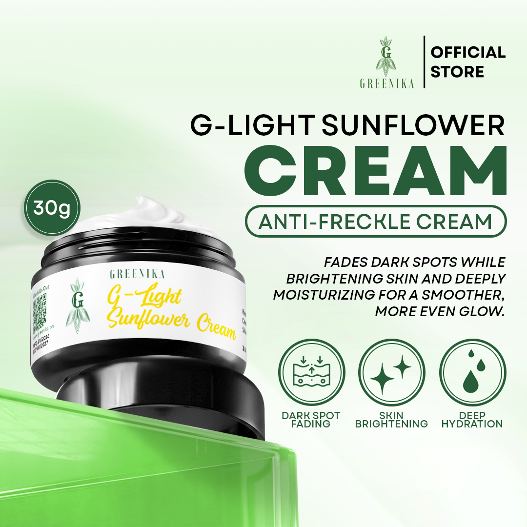[ ANTI-FRECKLE CREAM ] Greenika G-Light Sunflower Cream