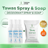 Greenika 3 pcs TawasUltra Spray + Free Tawas Soap