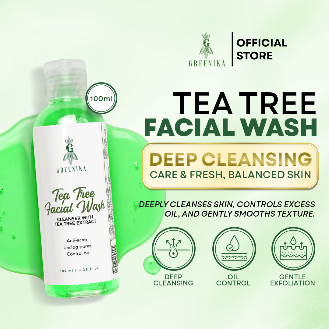Greenika Tea Tree Anti Acne Facial Cleanser