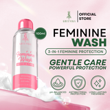 [ FIRMING + WHITENING FEMININE WASH ] Greenika Firm&White Feminine Wash Maintains pH Care Anti Itch Anti Odor Gentle and Mild on Skin Balances PH Inner Thighs Whitening Private Area Whitening Fem Wash Whitening Feminine Wash Firming