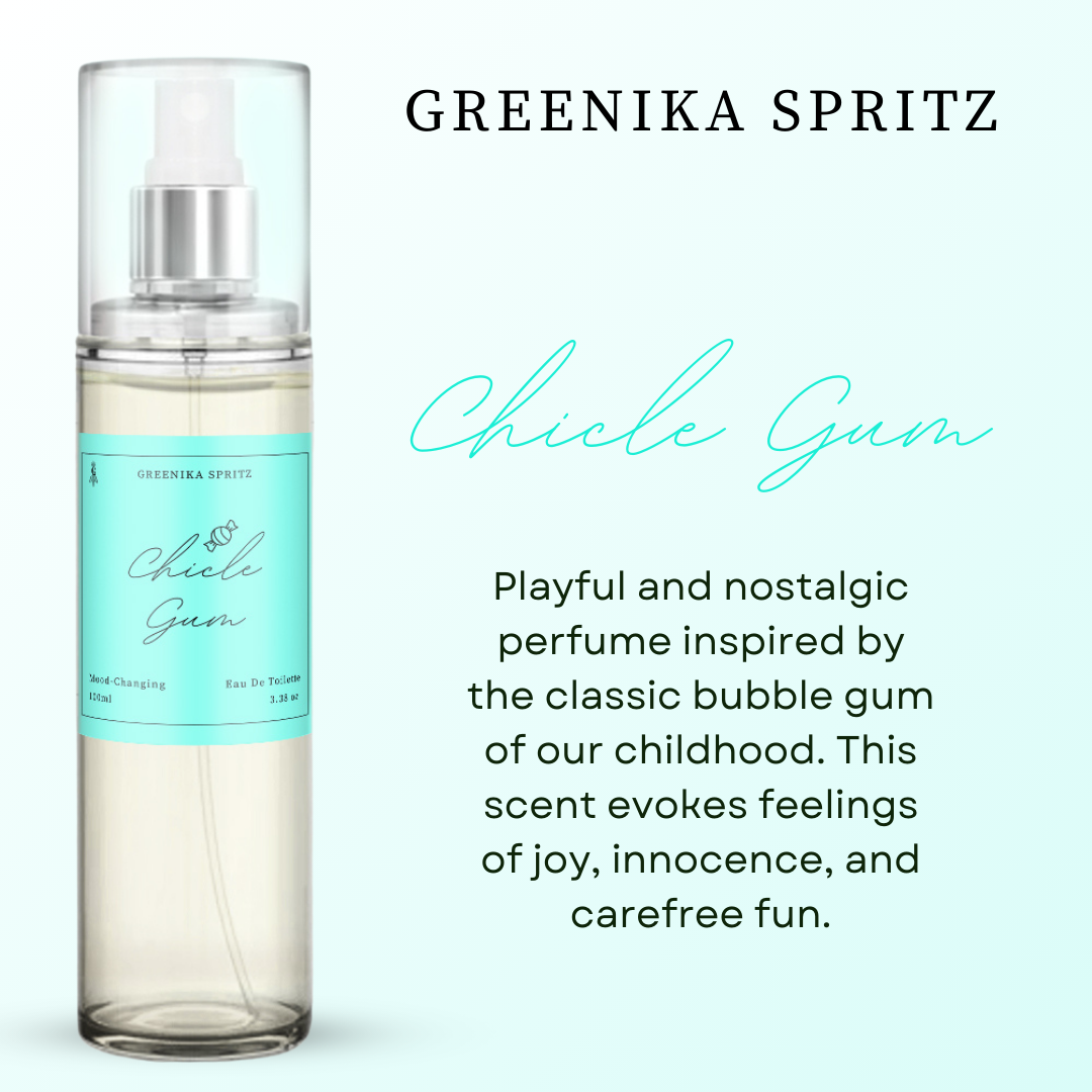 100ML Greenika Spritz Chicle Gum Perfume for Women