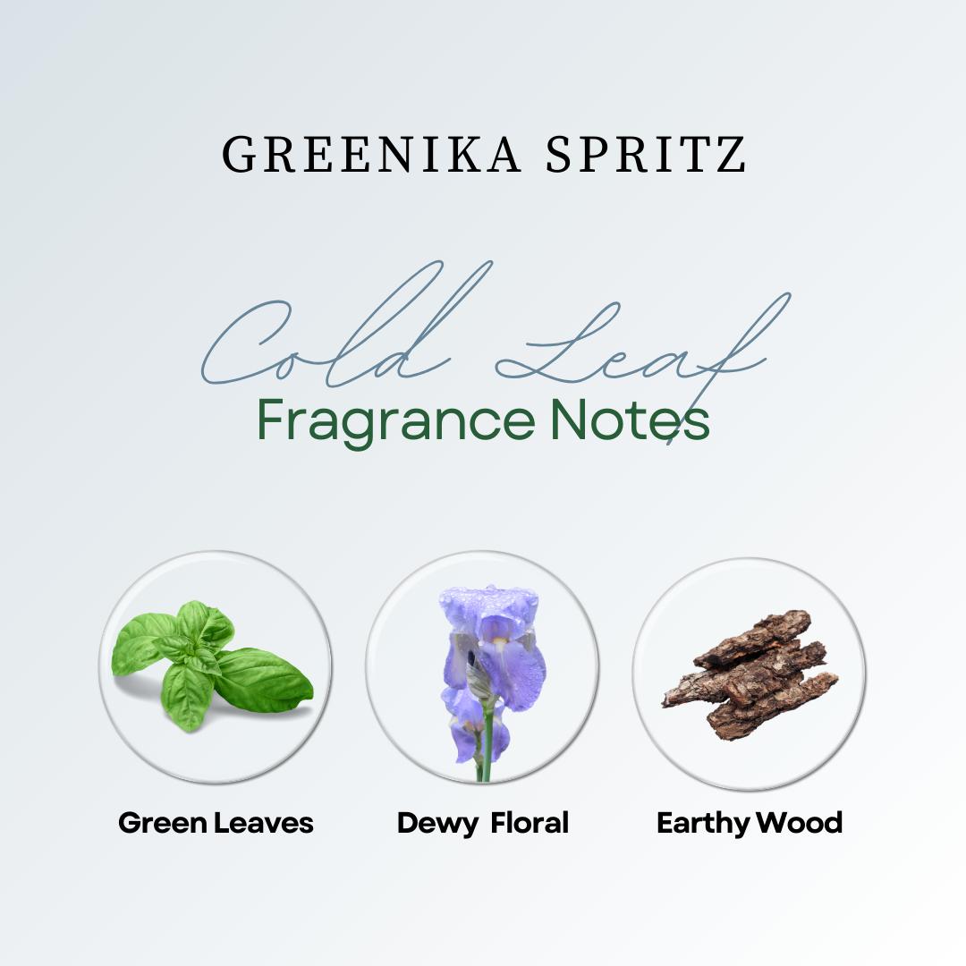 100ML Greenika Spritz Cold Leaf Perfume for Women