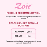 430g Zoic Pure Beef Dog Wet Food in Can