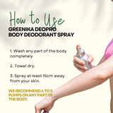 Greenika DeoPro Body Deodorant Spray