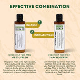 [ ANTI ODOR BODY WASH ] Greenika for Men Mascufresh Body Wash Shower Gel Cleanser with Salicylic Acid Cleanses Deeply Unclogs Pores Anti Bacterial Removes Bacne Arms Acne Body Acne Fungal Acne Whiteheads Blackheads Shoulders Pimple Remover for men