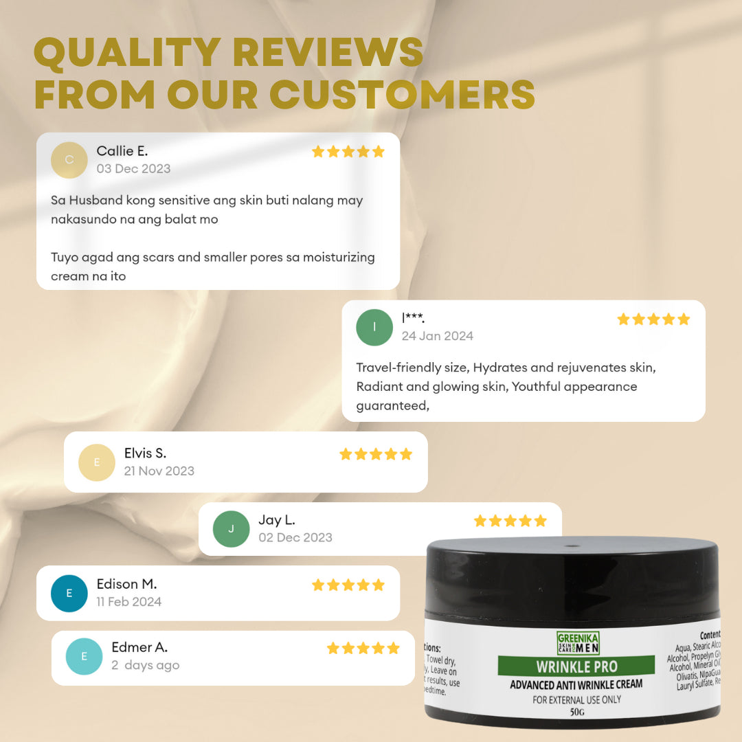 Greenika for Men Wrinkle Cream