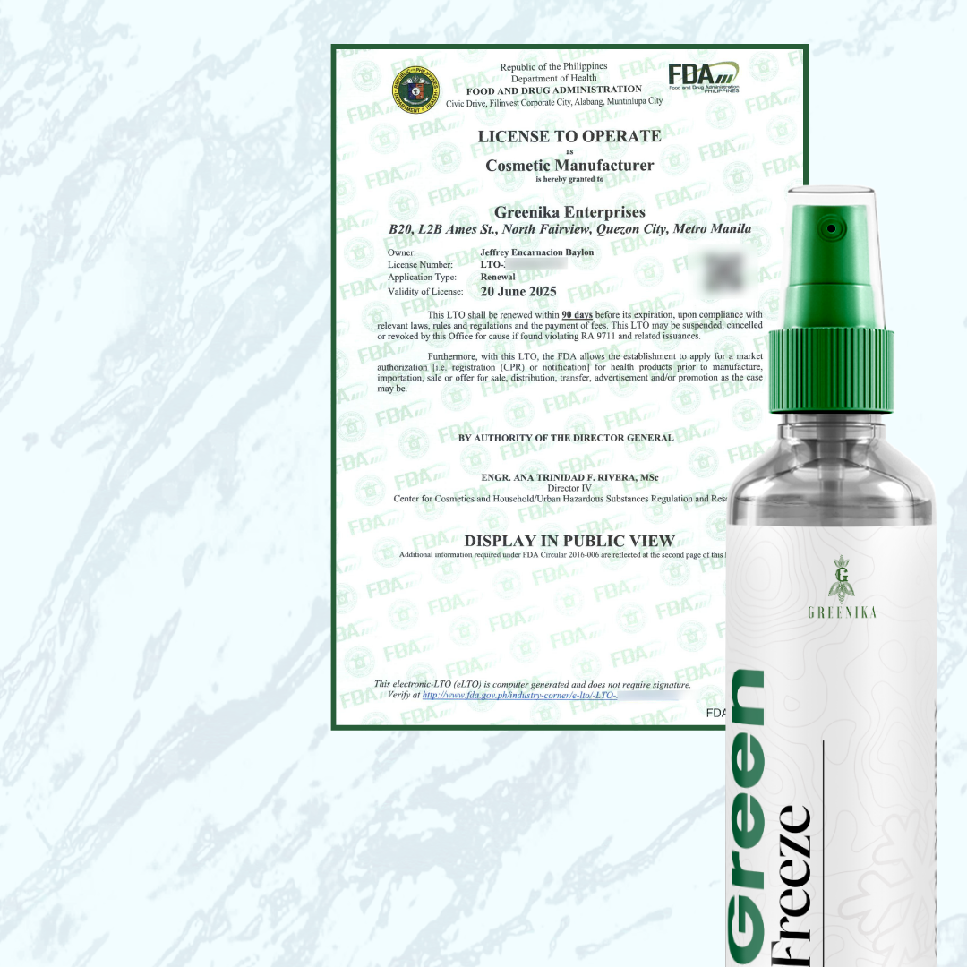Greenika GreenFreeze Instant Cooling Spray