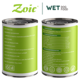 430g Zoic Beef and Vegetables Dog Wet Food in Can
