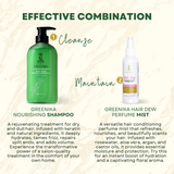 Greenika Hair Dew Conditioning Perfume Mist + Castor OIl Bundle