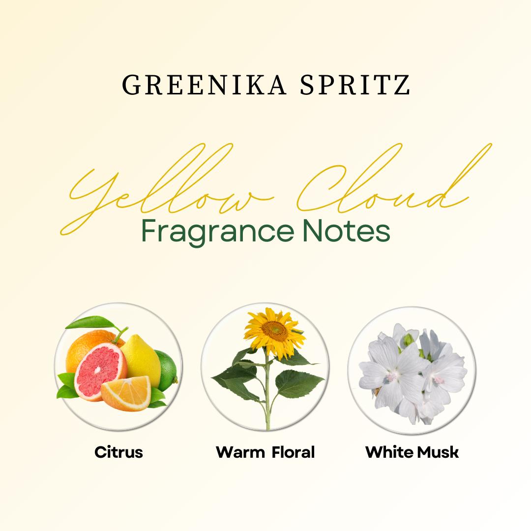 100ML Greenika Spritz Yellow Cloud Perfume for Women