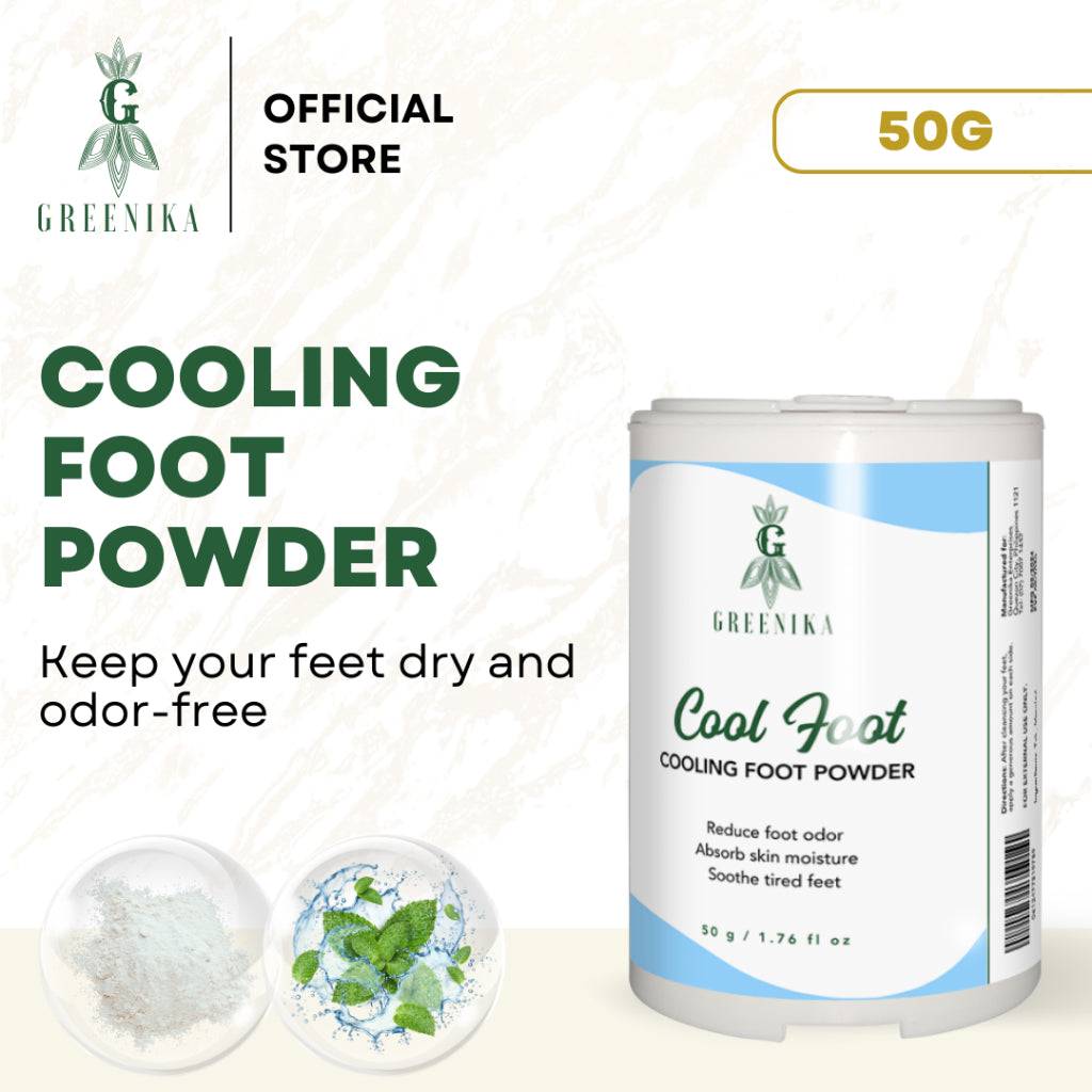 Greenika Cool Foot Cooling Foot Powder