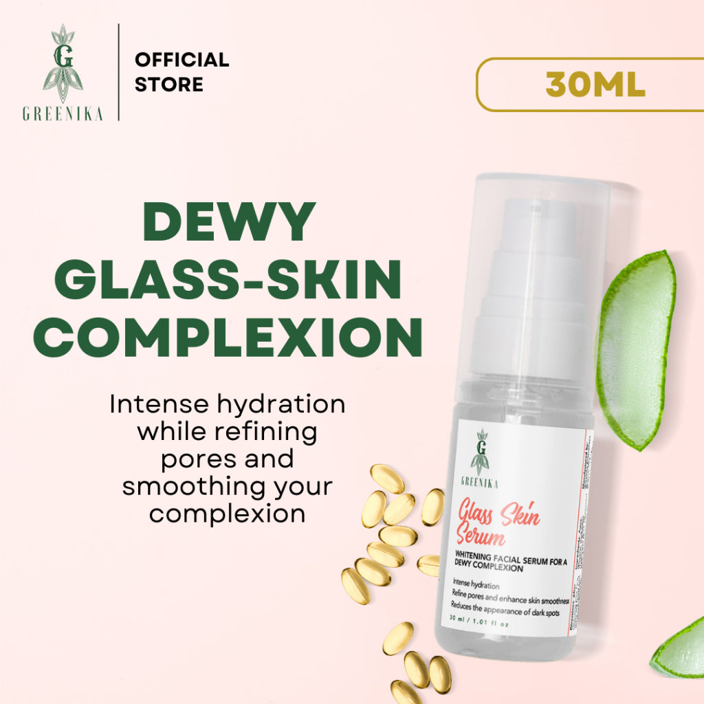 Greenika Glass Skin Snail Slime Vitamin E Serum