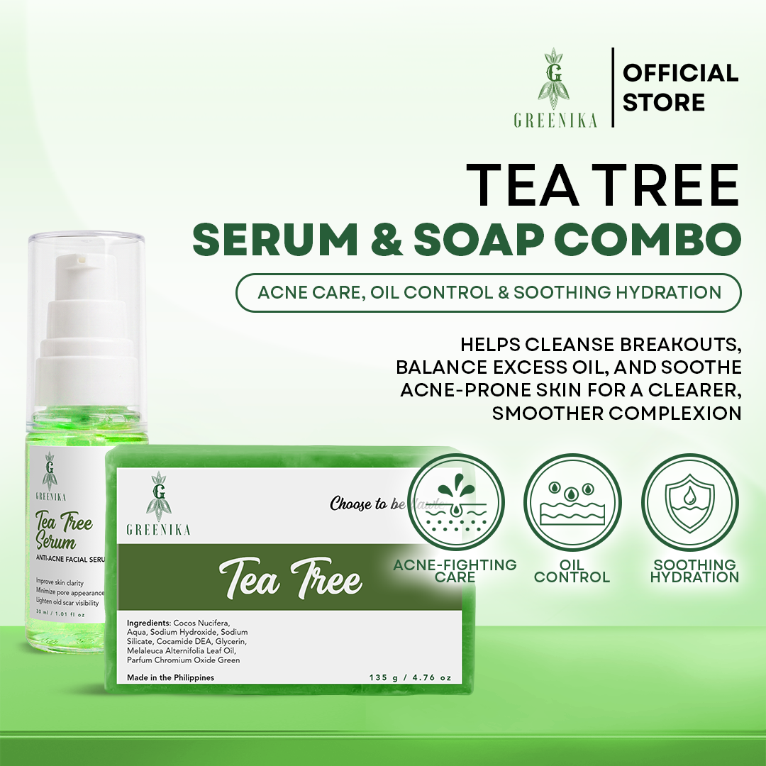Greenika Tea Tree Combo Face Serum & Soap