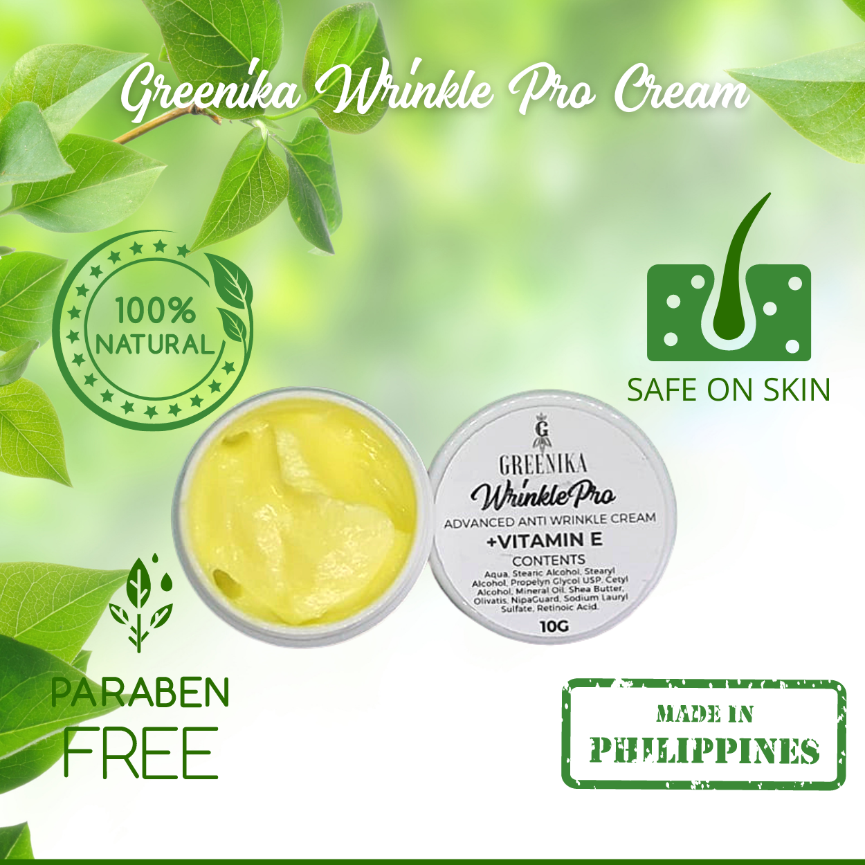 Greenika Anti Wrinkle Cream Anti Aging Cream with Moisturizer