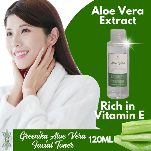 Greenika Aloe Vera Facial Toner Rich in Vitamin E