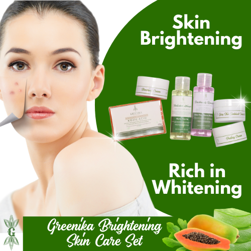 Greenika Brightening Skin Care Set Local Obagi Set