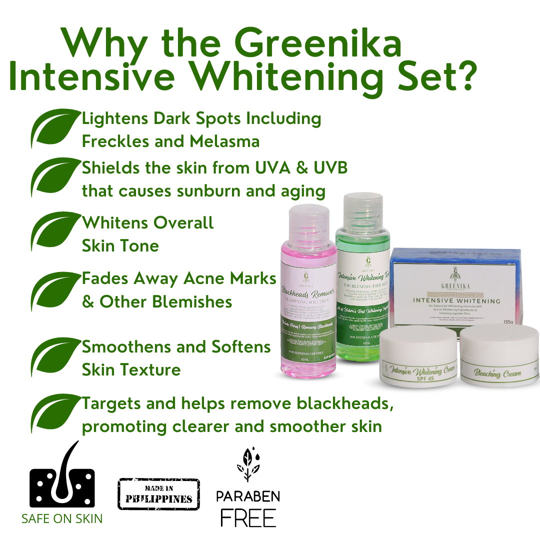 Greenika Intensive Whitening Set with SPF 45