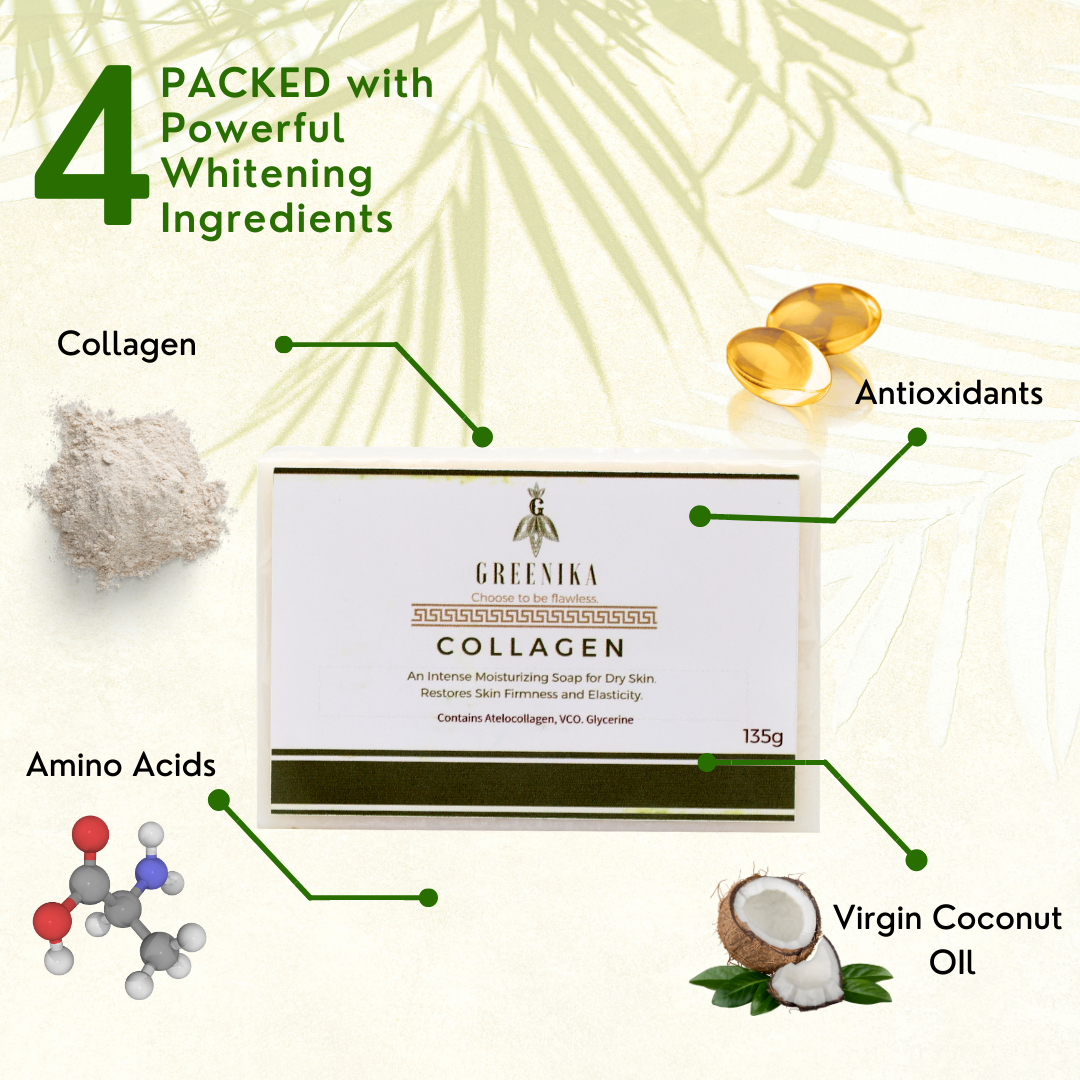 Greenika Organic Collagen Peptide Soap