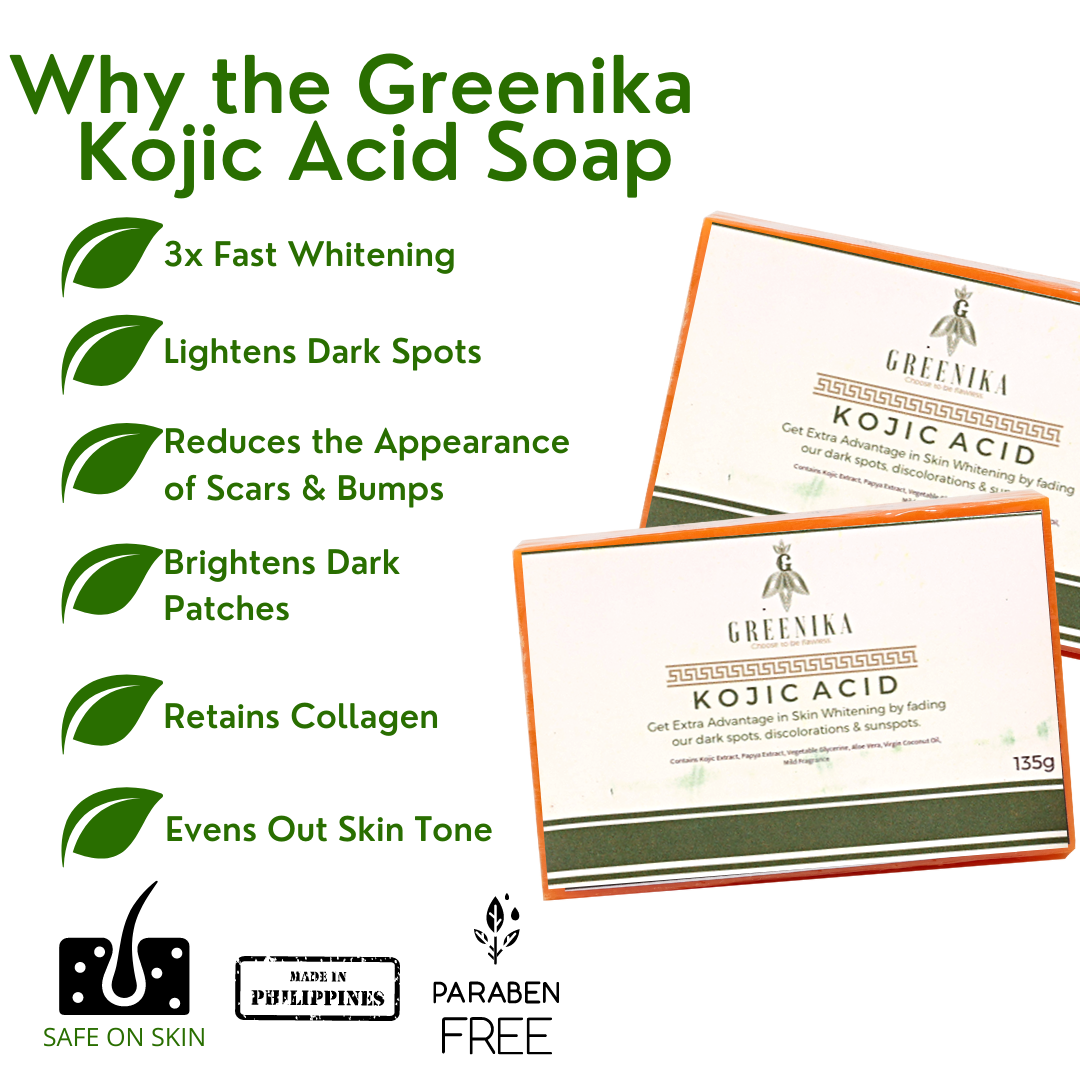 Greenika Remolded Kojic Acid Soap